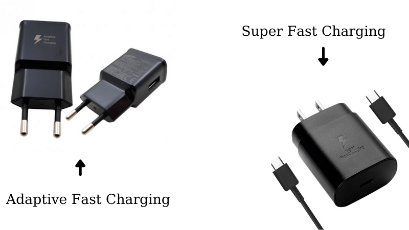 super fast charging và adaptive fast charging