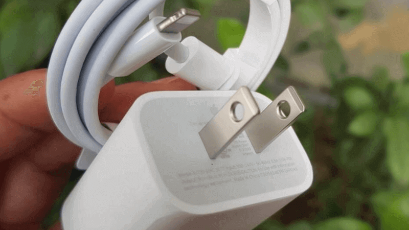 phân biệt củ sạc 20w zin