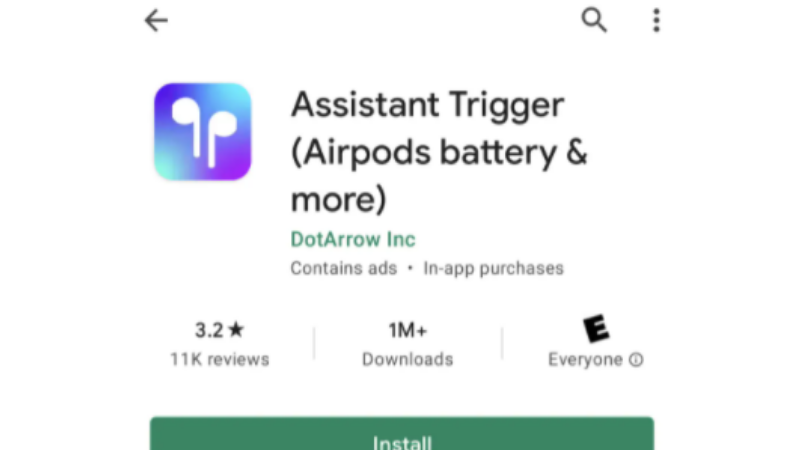 assistant trigger app