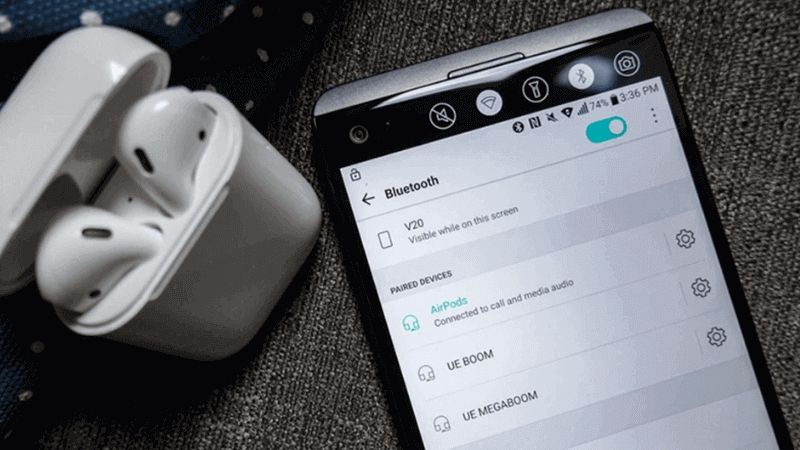 kết nối airpods với android