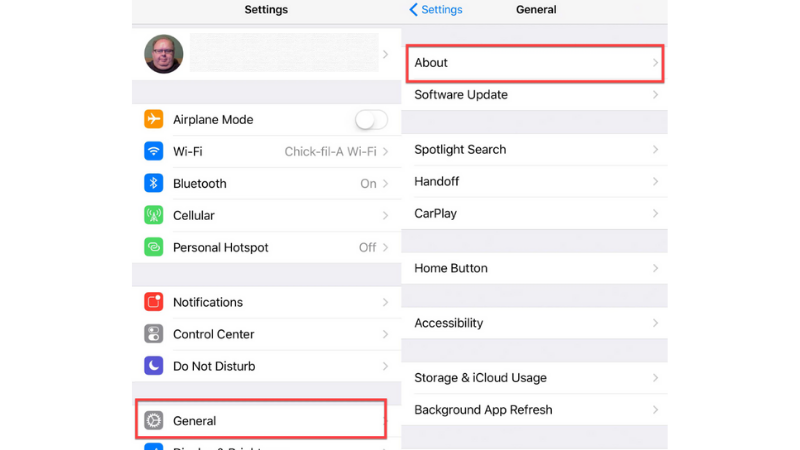 kiểm tra phiên bản firmware
