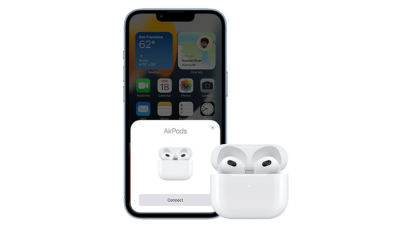 kết nối airpods 3 rep