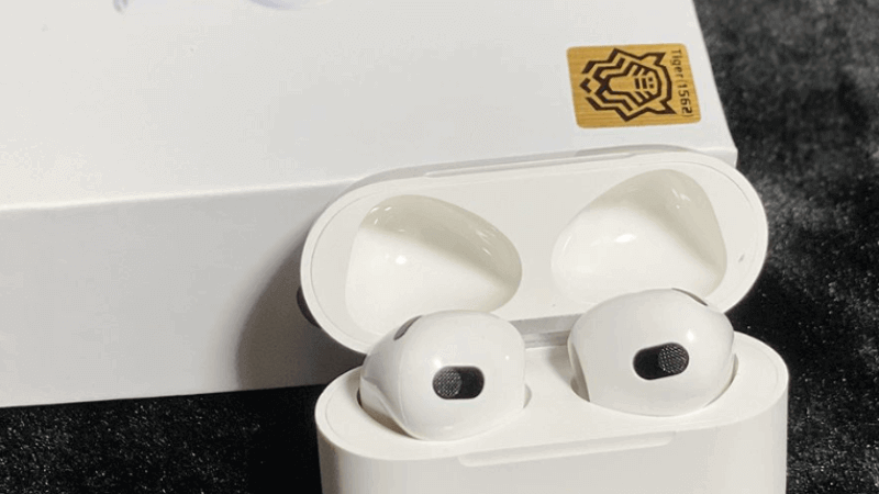 thiết kế tai nghe airpods 3 rep 1:1